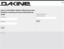 Tablet Screenshot of private.dakine.com